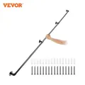VEVOR 2-13ft Secure Pipe Stair Handrails Staircase 440lbs Handrails Carbon Steel For Wall Mount