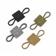 Tactical Elastic MOLLE Webbing Ribbon Buckle EDC Outdoor Hunting Backpack Vest Airsoft PTT Antenna