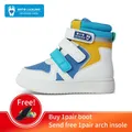 Toddler Kids Shoes Children Orthopedic Sneakers High Back Ankle Support Leather Anti-Slip Sole