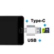 Adattatore per lettore di schede di memoria USB OTG tipo c lettore di schede SD TF USB universale di