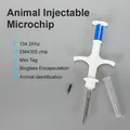1.25*7mm 134.2Khz 100PCS ICAR Animale RFID Microchip Siringa per Gatto Cane Pesce Pollame Animale Domestico 1.4*8mm 2.12*12mm chip Siringa