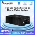 Podofo amplificatore DSP per auto hi-fi Booster Audio processori Audio digitali per altoparlante per