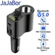 JaJaBor FM Transmitter Bluetooth 5 0 Car Kit Car Musik Player Zigarette Leichter Buchse Splitter