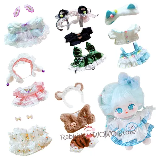 Puppen kleider für 20cm Idol Puppen Kostüm Hanfu Prinzessin Kleid Anzug Outfit Zubehör für Super