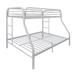 Tritan Twin/Full Bunk Bed, White