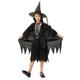 Halloween Witch Costume Black Witch Dress for Kids Toddler Classic Costume for Party Dress-Up,M