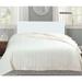Sherpa Beige Embossed Throw Plush Cozy Super Soft Bed Blanket
