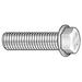 ZORO SELECT B01258.031.0100 Grade 5, 5/16"-18 Flange Bolt, Zinc Plated Steel, 1