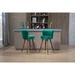 Vintage Counter Height Bar Stools Set for Dning Room, Kitchen, Solid Wood Legs with A Fixed Height of 360째 Footrest, Set of 2