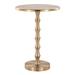Silver Orchid Ailani 26.75" Metal Accent Table