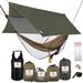 Hammock with Rain Fly, Bug Net, Tree Straps, Dry Bag, Camping Hammock with Mesh Bug Net - Outdoor Combo Kit with Rainfly Bundle