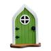 Prolriy Hangs Miniature Gnome Home Window and Door for Trees Yard Art Garden Sculpture Decor Green