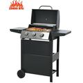 Seizeen Propane Gas Grill w/Side Burner 3-Burner Stainless Steel Grill 133950BTU Outdoor Patio Camping Barbecue Grill with 4 wheels Electronic Ignition Built-in Thermometer