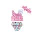 Toddler Baby Girls Swimsuit Sleeveless Polka Dots Swimwear Two-Pieces Bathing Suit Bikini Set Beach Wear
