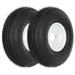 5.7-8 5.70-8 5.70x8 Trailer Tires with 8 Rims 4 Lug on 4 Centet Bolt Load Range C 6PR 2 Pack