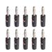 Lierteer 10pcs Nickel plating 4mm banana plug test plug Audio Speaker Screw Banana plug