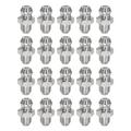 Uxcell 304 Stainless Steel Straight Hydraulic Grease Fitting M6 x 1mm Thread 20 Pack