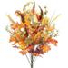 Admired by Nature Artificial Autumn Flowers Fall Gold/Orange Mix - 20 Inch - ABN3B003-GDOR-MIX - 20 Inch