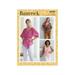 Butterick Sewing Pattern 6764 - Misses Tops Size: A (4-6-8-10-12-14-16-18-20-22-24-26)