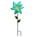 piaybook Artificial Flowers Flower Flower Outdoor Garden Stick Stake Decor Summer Metal Yard Artificial flowers Fake Silk Flower Bouquet Decor Wedding Decoration Table Centerpieces