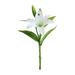 piaybook Artificial Flowers Artificial Lily-flowers With 1 Full-bloom Flower Heads And 2 Buds Wedding Party Office Home Decor Fake Silk Flower Bouquet Decor Wedding Decoration Table Centerpieces