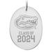 Florida Gators Class of 2024 2.75'' x 3.75'' Glass Oval Ornament