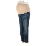 A Pea in the Pod Jeans - Mid/Reg Rise: Blue Bottoms - Women's Size 28 Maternity
