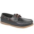 Leather Boat Shoes - SHAFI37009 / 323 614