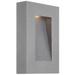 Urban 10"H x 7"W 2-Light Outdoor Wall Light in Graphite