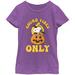 Girls Youth Mad Engine Purple Peanuts T-Shirt
