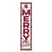Hampden-Sydney College Tigers 12'' x 48'' Outdoor Merry Christmas Leaner