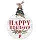 Pacific Boxers 20'' x 24'' Happy Holidays Ornament Sign