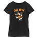 Girls Youth Mad Engine Black Mickey Mouse T-Shirt