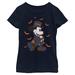 Girls Youth Mad Engine Navy Mickey Mouse T-Shirt