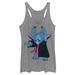 Women's Mad Engine Heather Gray Lilo and Stitch Racerback Tank Top