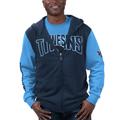 Men's G-III Sports by Carl Banks Navy/Light Blue Tennessee Titans T-Shirt & Full-Zip Hoodie Combo Set