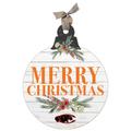 Claflin Panthers 20'' x 24'' Merry Christmas Ornament Sign