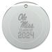 Ole Miss Rebels Class of 2024 3'' x Circle Ornament