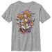 Youth Mad Engine Iron Man & Spiderman Heather Gray Marvel T-Shirt