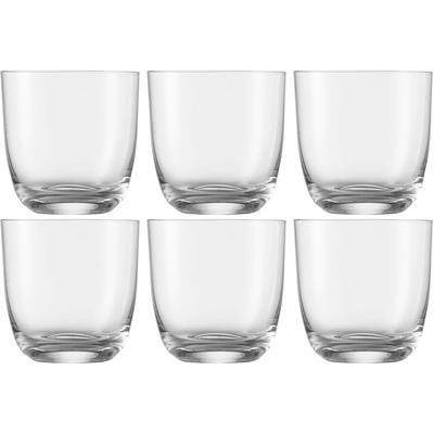 Becher EISCH GERMANY "104/14", transparent, H:9,1cm Ø:9,1cm, Kristallglas, Trinkgefäße, 6-teilig, hoch Bruchfestigkeit, 390 ml Image