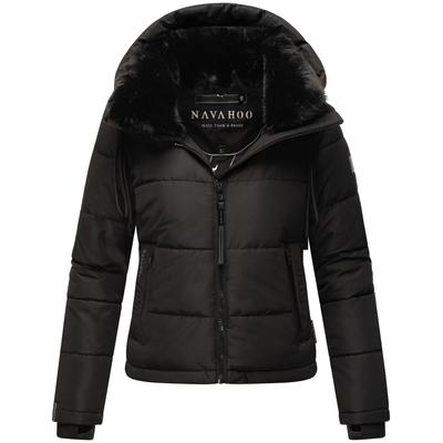Steppjacke NAVAHOO "Mit Liebe XIV", Damen, Gr. XL (42), schwarz, Obermaterial: 100% Polyester, Futter: 100% Polyester, Wattierung: 100% Polyester, Ärmelfutter: 100% Polyester, modisch, figurumspielend hüftbedeckend, hoch geschlossener Ausschnitt,... Image