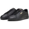 Sneaker PUMA "SMASH 3.0 L", Gr. 38,5, schwarz (puma schwarz, puma gold, puma schwarz), unifarben, sportlich, Schuhe