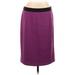 T Tahari Casual Skirt: Purple Bottoms - Women's Size 12