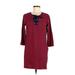 MICHAEL Michael Kors Casual Dress: Red Dresses - Women's Size Medium
