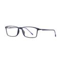 H&RB Progressive Multi-Focus Anti-Blue Light Reading Glasses for Men, High-Definition Anti-Fatigue Automatic Zoom Multi-Function Presbyopic Glasses,Blue,+1.0