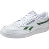 Sneaker REEBOK CLASSIC "Club C Revenge", Gr. 43, grün (weiß, grün), Leder, sportlich, Schuhe