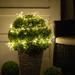 The Holiday Aisle® 8' LED Fairy Light Garland String Lights in White | Wayfair THDA8702 43884373