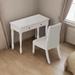 STAR BANNER Rectangular Writing Desk & Chair Set. Wood in Brown/White | 30.31 H x 39.37 W x 17.71 D in | Wayfair 06ZC32FRX9NR755PR