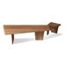 Lilac Garden Tools AABB740843685124LGT&Size Rectangular Desk Writing Desk Wood in Brown/Gray | 29.53 H x 78.74 W x 31.5 D in | Wayfair