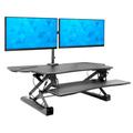 Mount-it Tilt Multi-Screen Floor Stand Mount for 28" - 32" Screens Holds up to 33 lbs, Rubber in Black | 35 H x 47.2 W x 23.2 D in | Wayfair